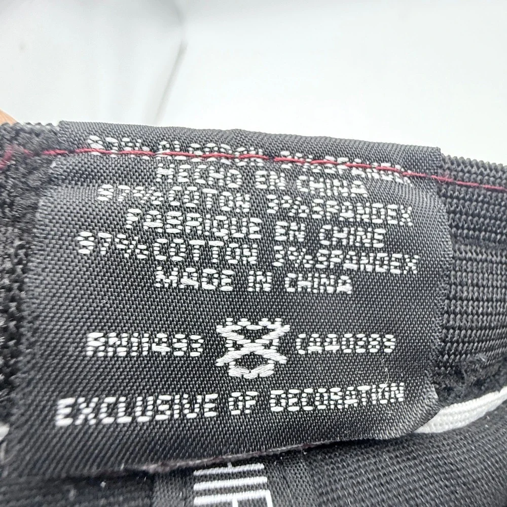 New Era 39THIRTY Panthers Hat M/L Black Embroidered‎ A-Frame Cap NE401